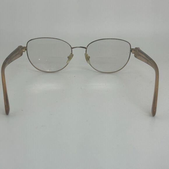 VERSACE MOD.1246-B 1052 Italy Brown Beige Eyeglasses Frame 52-17-135 H14642 - Picture 4 of 8